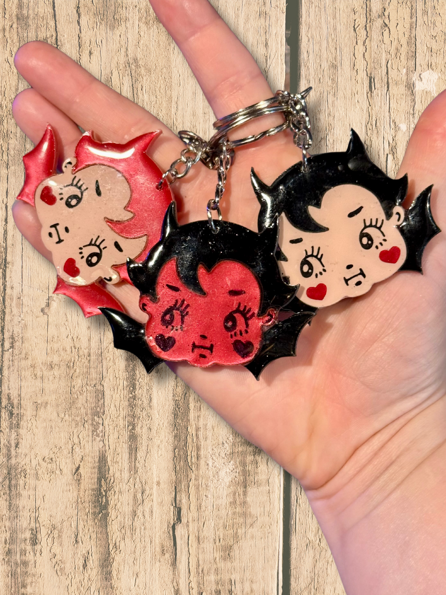 Classic Monster Kewpie Style Keychains