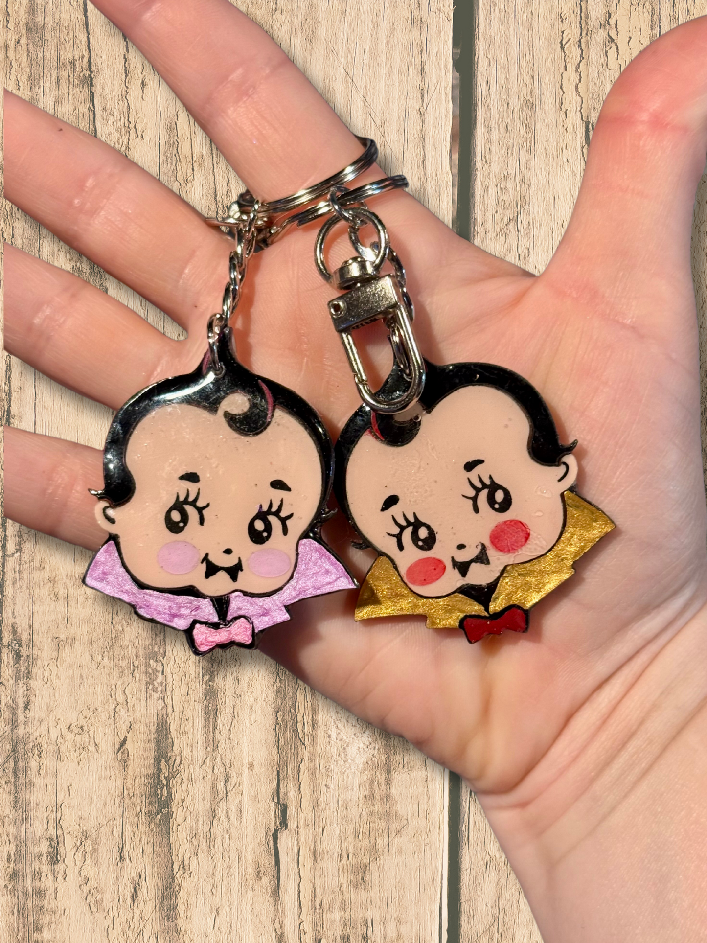 Classic Monster Kewpie Style Keychains