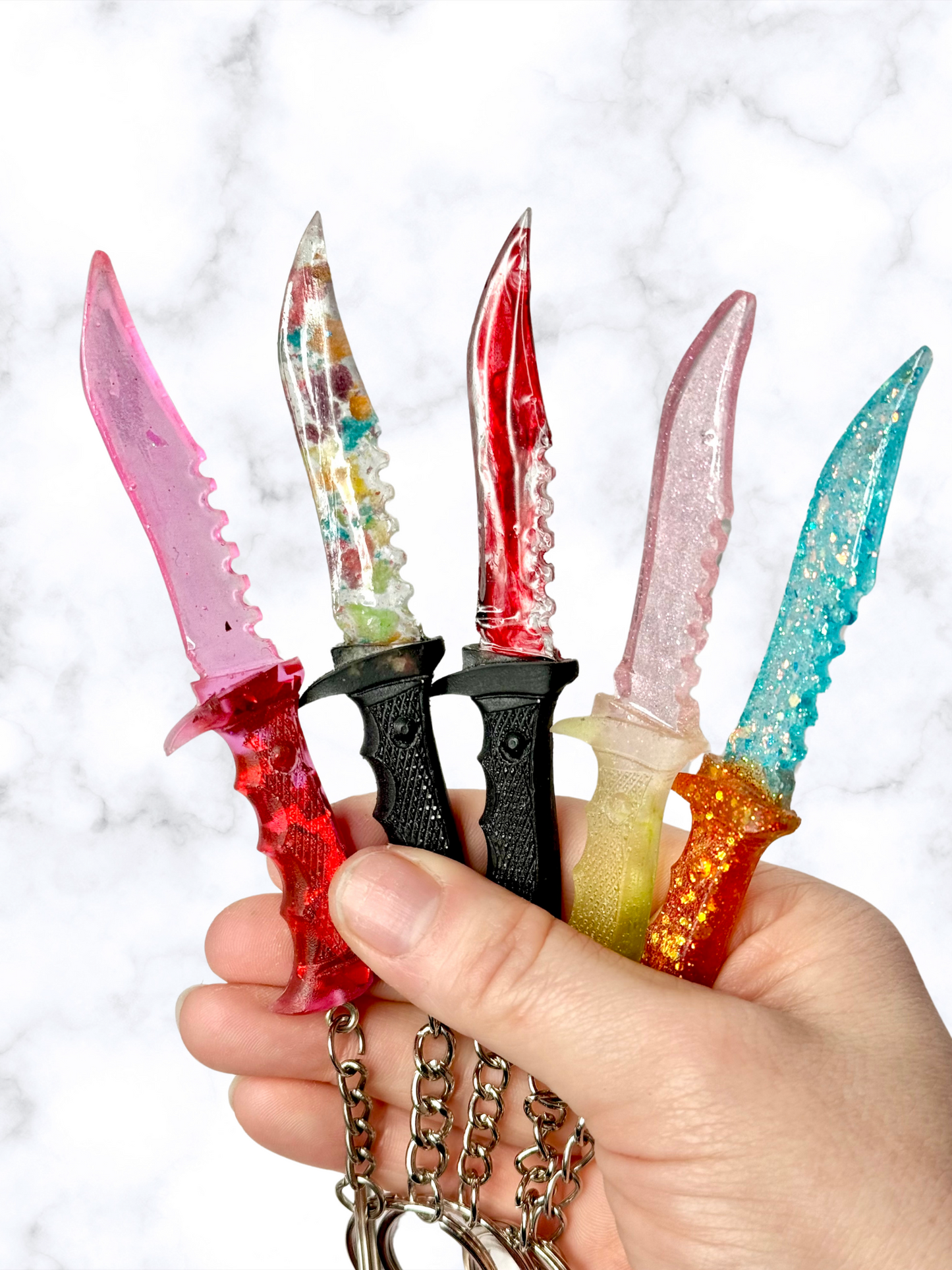 Mini Dagger Keychains
