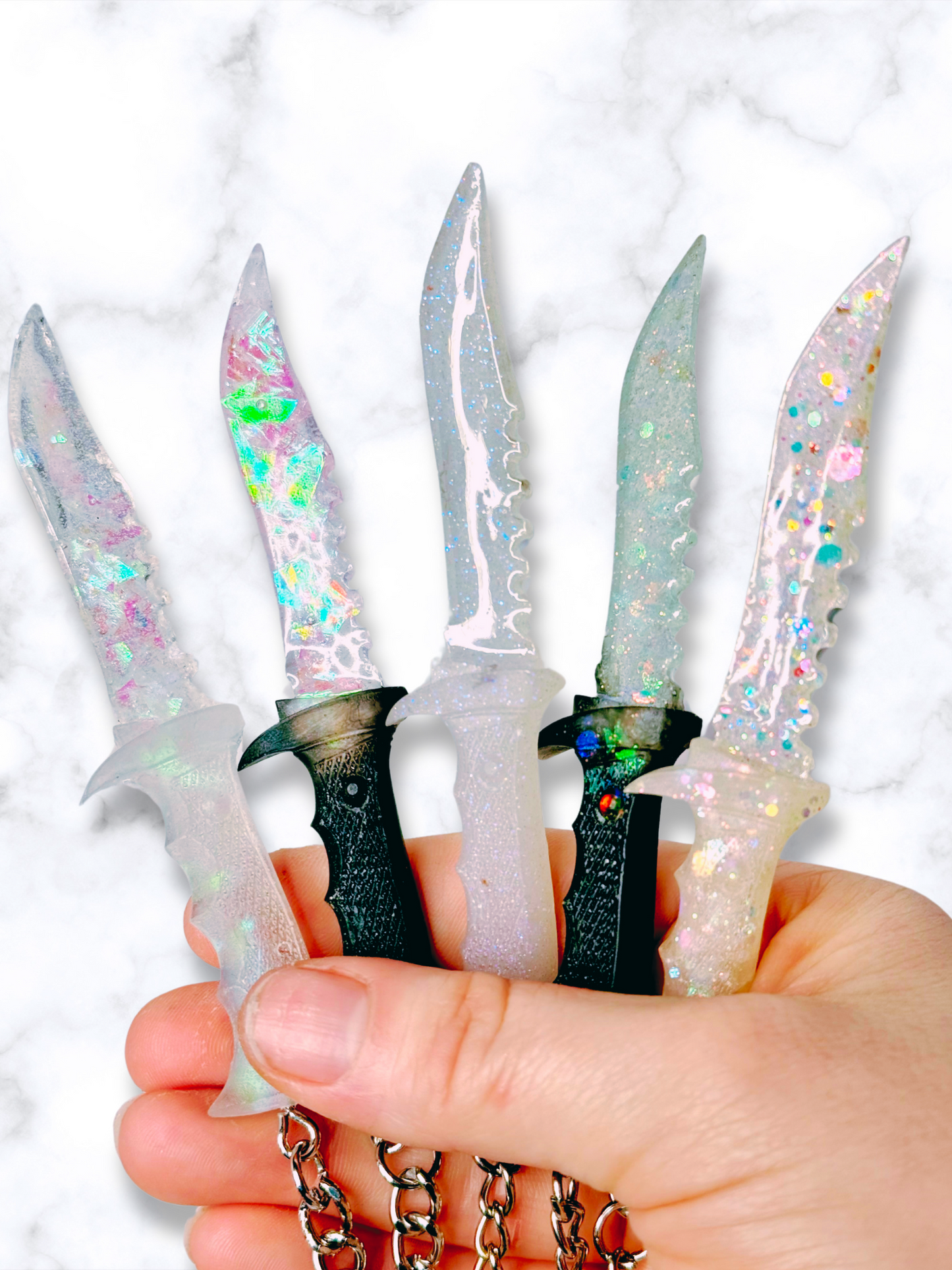 Mini Dagger Keychains