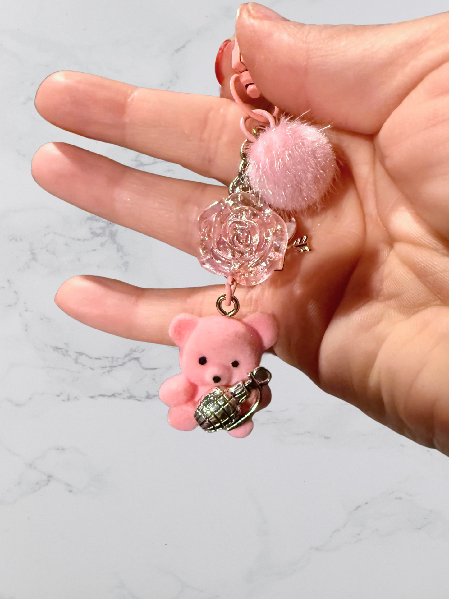 Murder Bears Kawaii Teddy Bears with Weapons Keychains