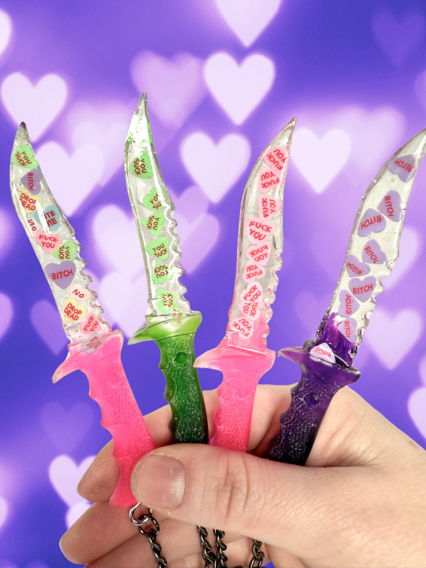 Mini Dagger Keychains