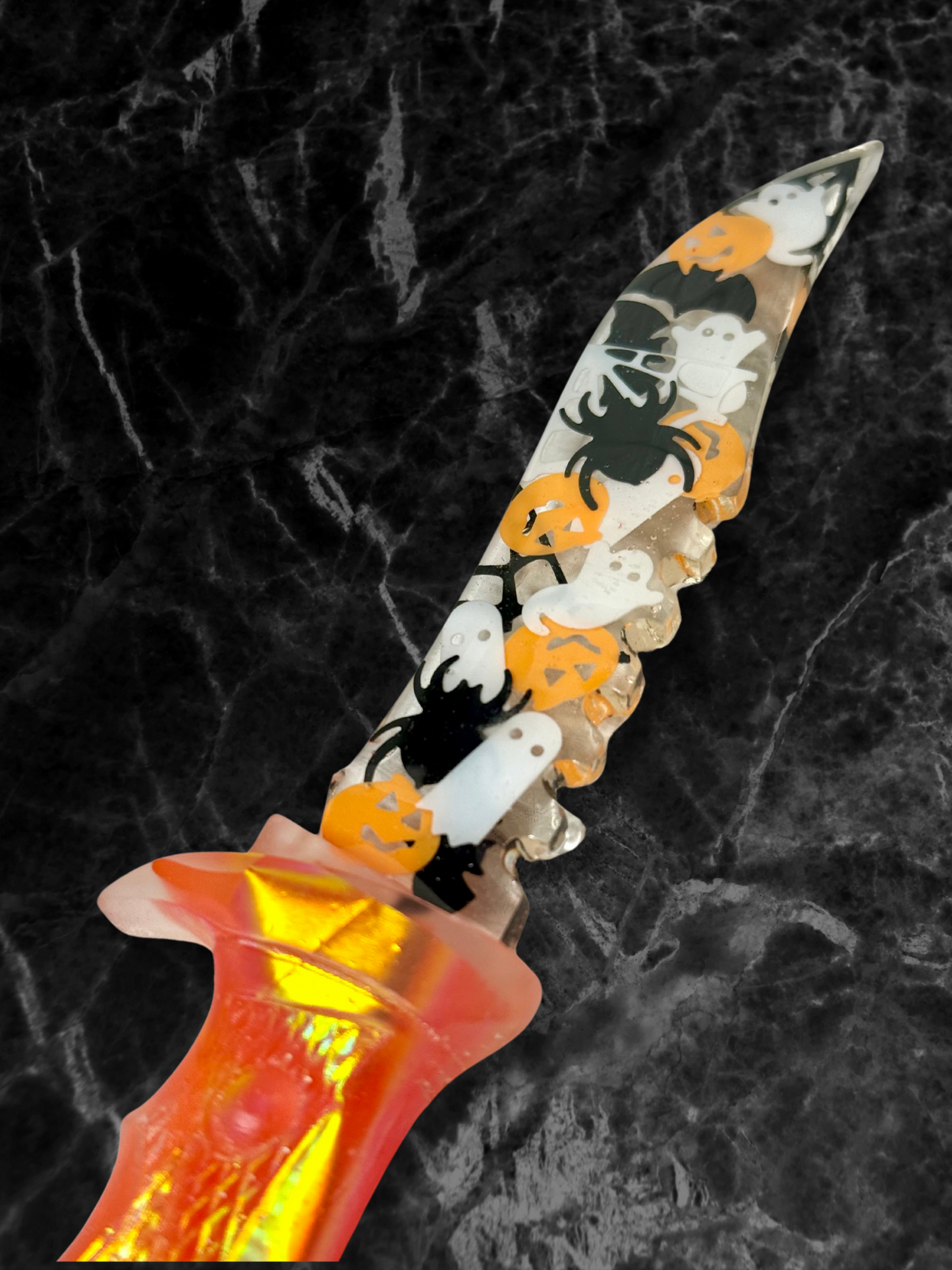 Cute Halloween Themed Resin Decorative Fake Dagger
