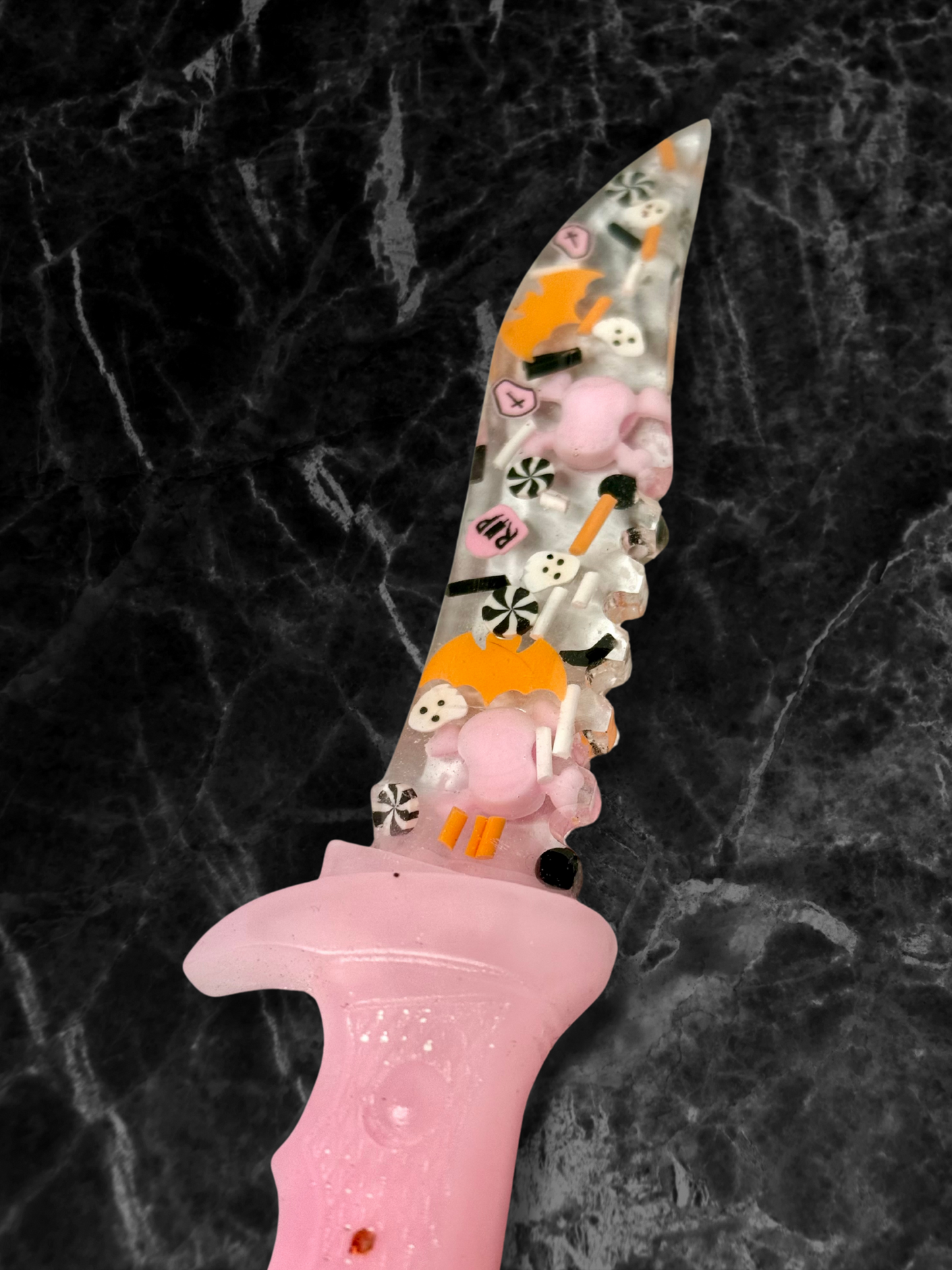 Cute Halloween Themed Resin Decorative Fake Dagger