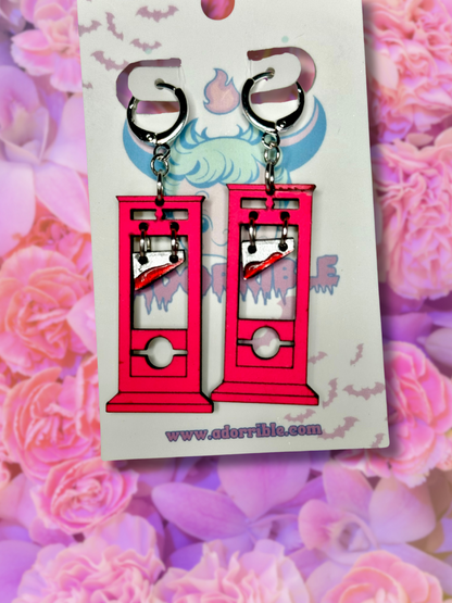 Mini Guillotine Earrings