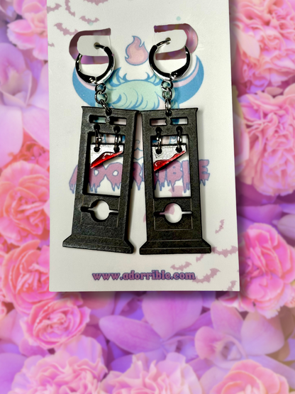 Mini Guillotine Earrings