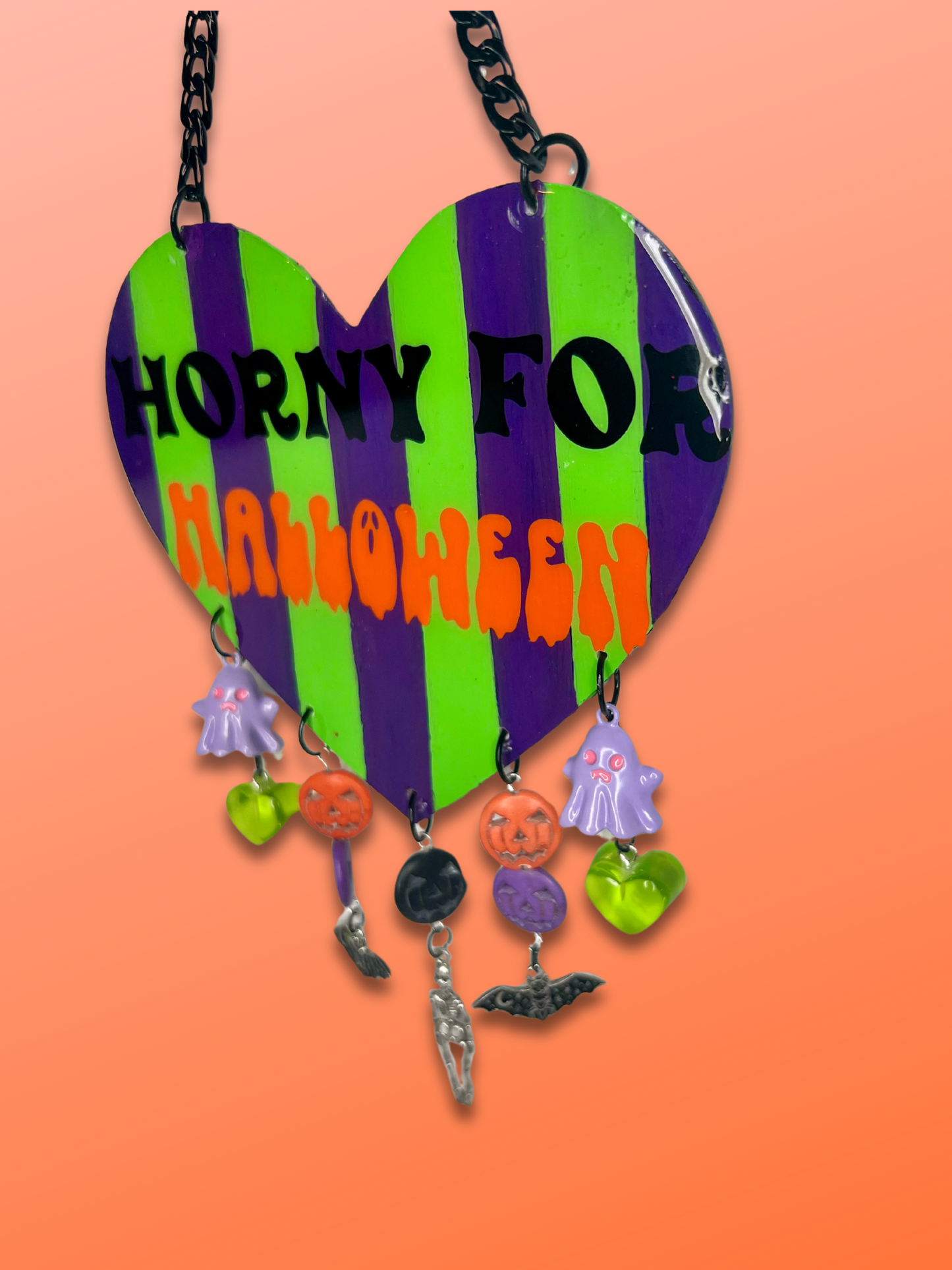 Horny For Halloween Wall Hanging