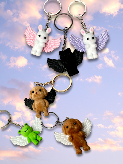 Cupid Cuties Animals with Wings Keychains