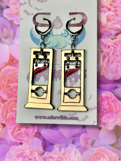 Mini Guillotine Earrings