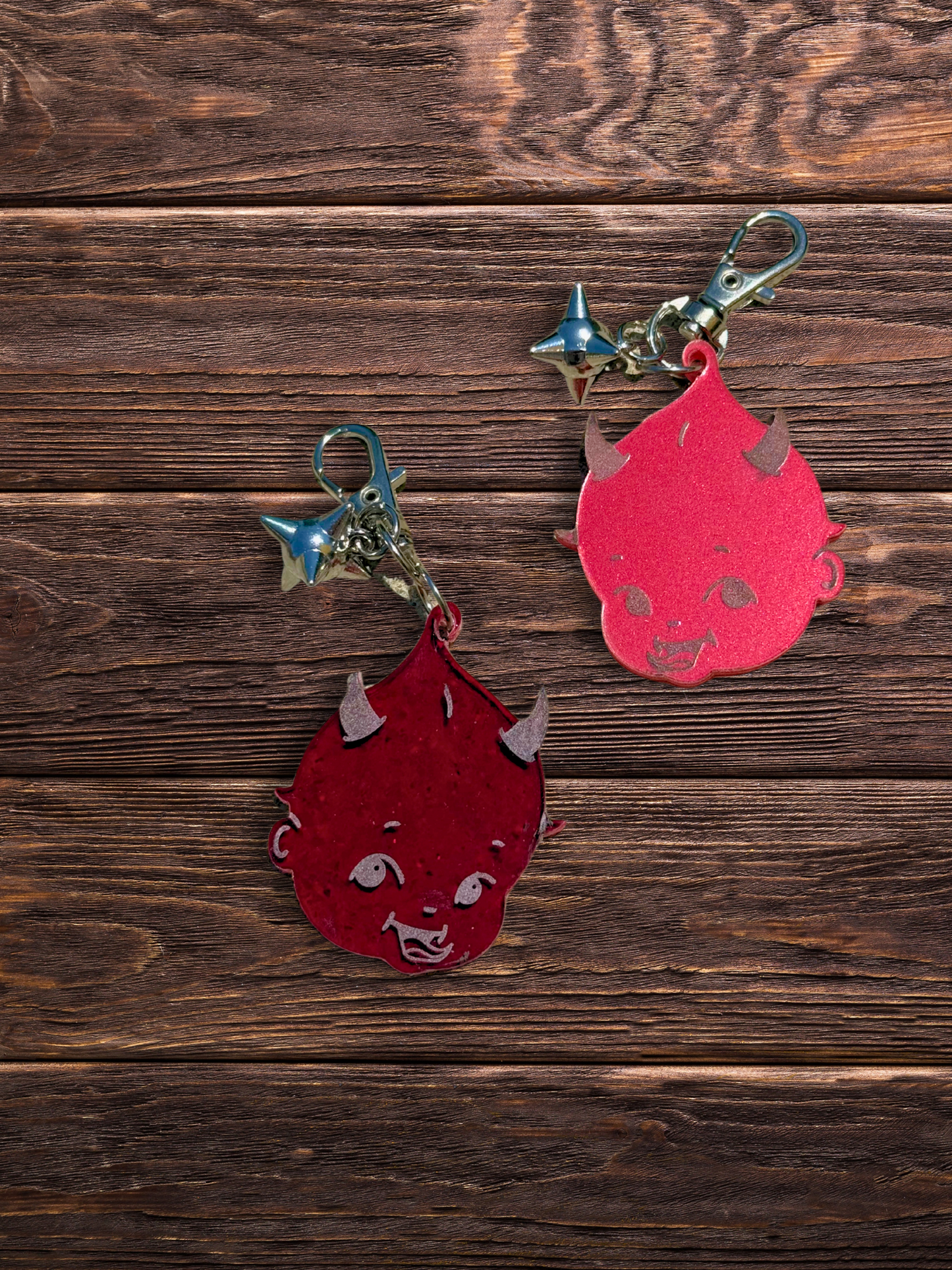 Retro Kewpie Devil Keychain