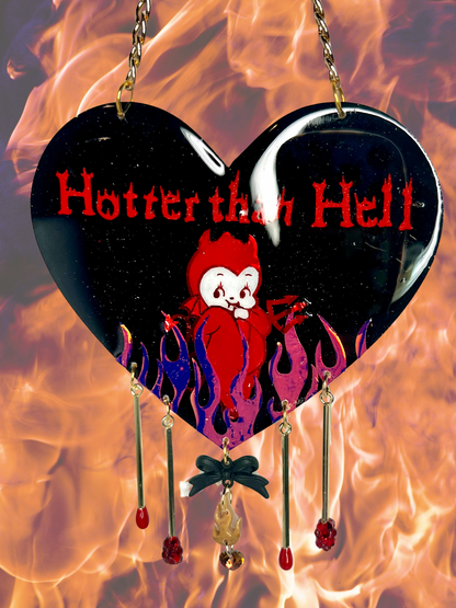 Hotter Than Hell Kewpie Devil Wall Hanging