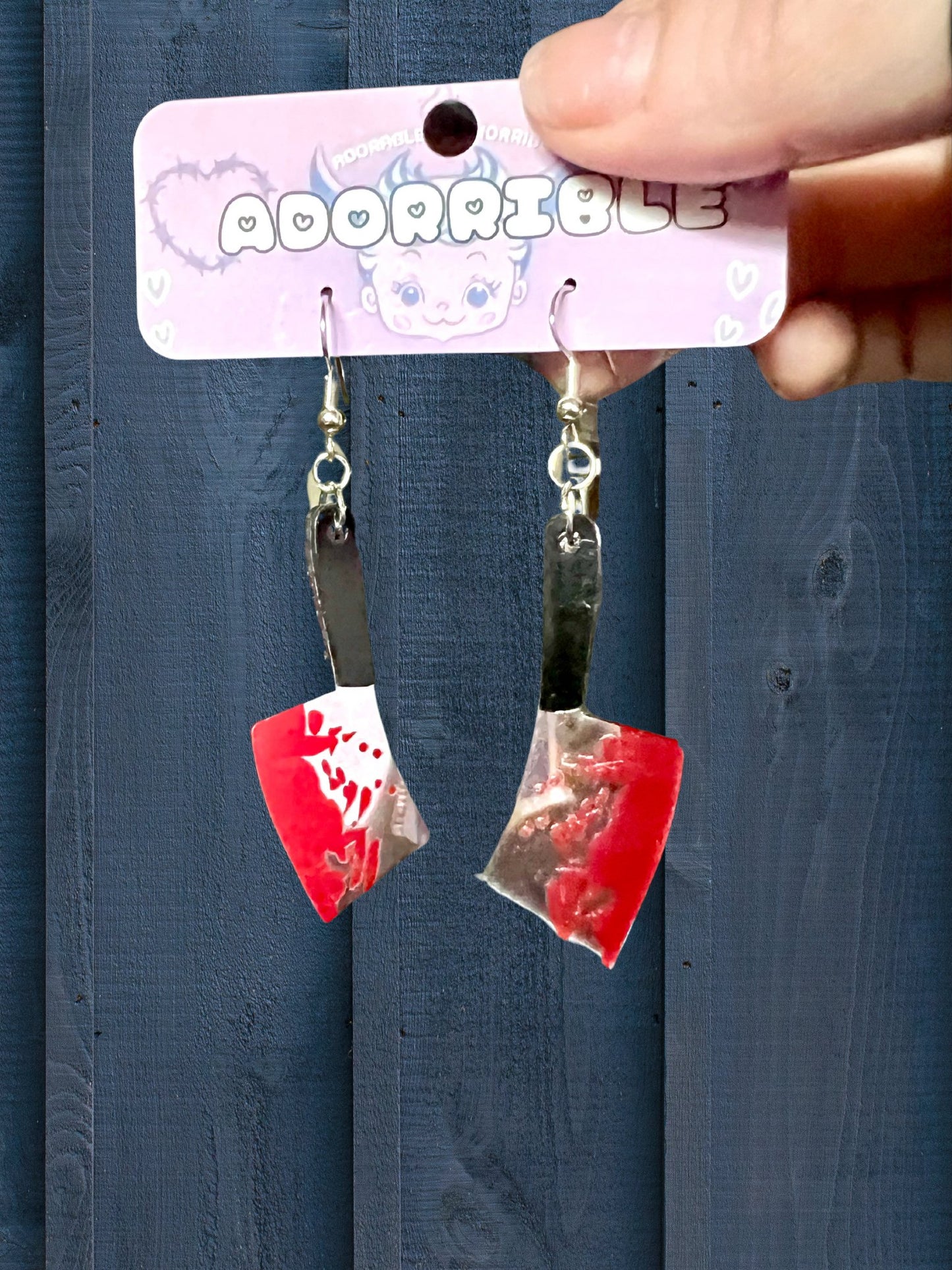 Acrylic Weapon Dangle Earrings - Adorrible