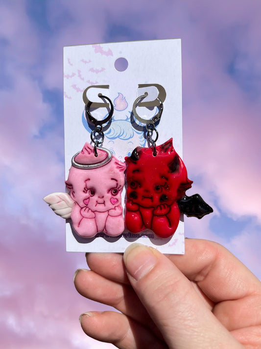 Angel / Devil Earrings - Adorrible