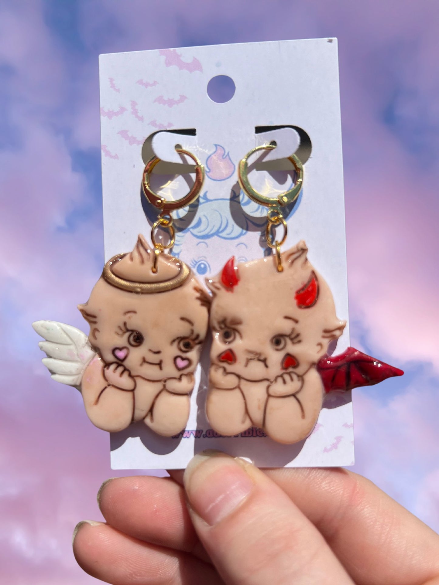 Angel / Devil Earrings - Adorrible