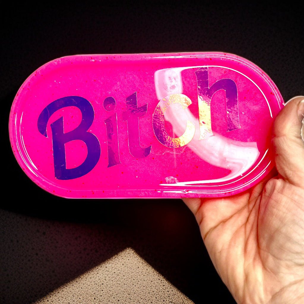 B*tch Barbiecore Trays - Adorrible