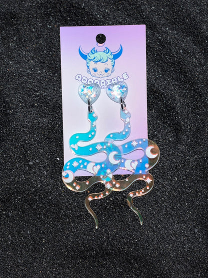 Celestial Snake Earrings - Adorrible