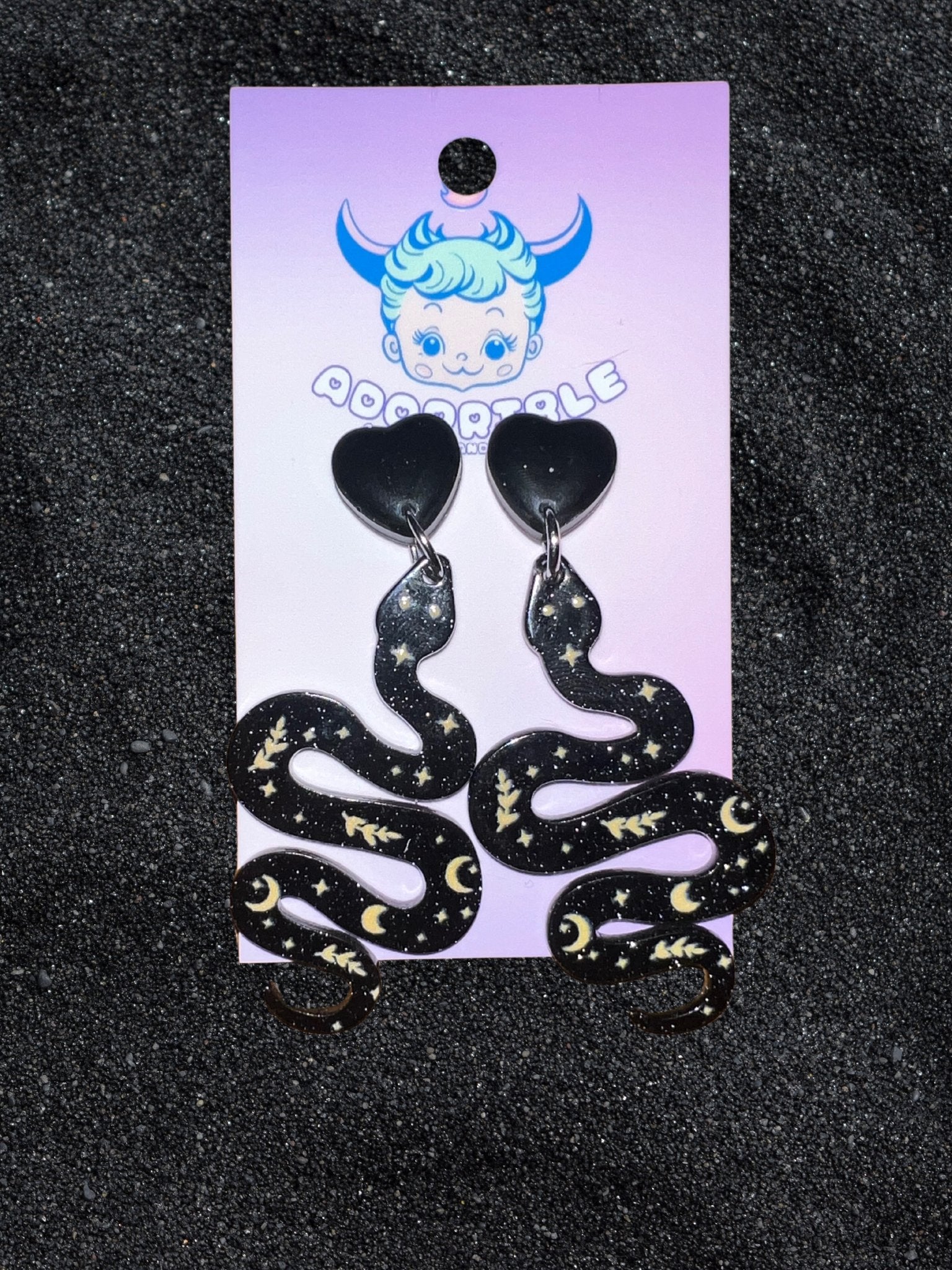 Celestial Snake Earrings - Adorrible