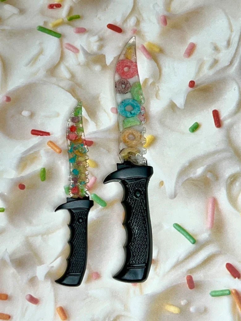 Cereal Killer 2.0 - Real Cereal Decorative Resin Fake Knife - MADE TO ORDER - Adorrible