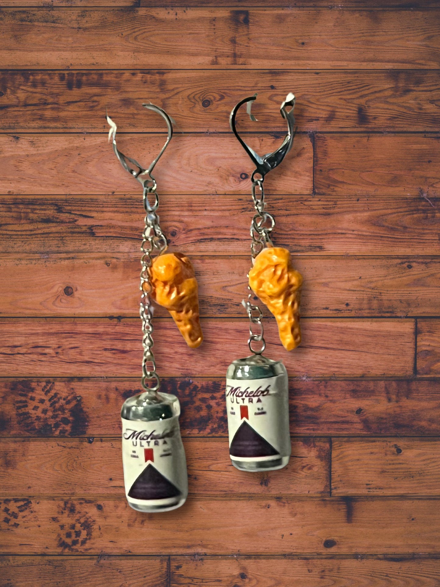 Chicken and Beer Dangle Earrings - Adorrible