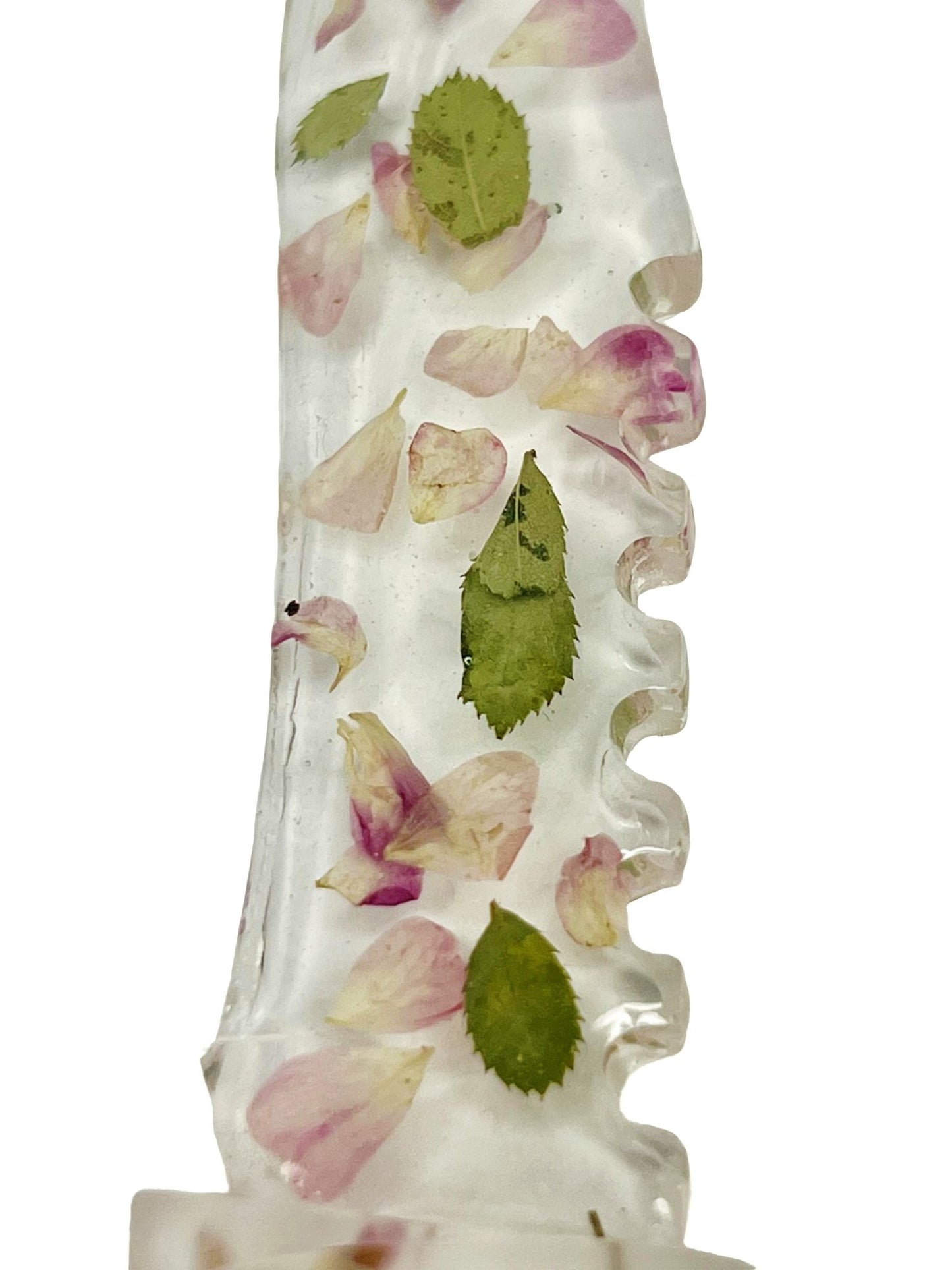 Clear Petal Bud Resin Fake Dagger - Adorrible