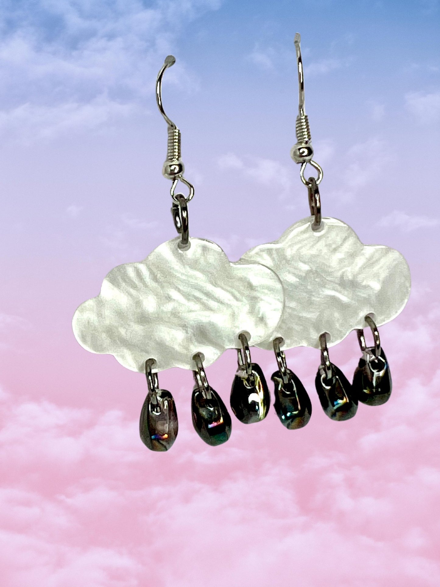 Cloud Raindrop Earrings - Adorrible