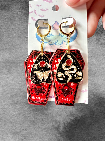 Coffin Dangle Earrings - Adorrible