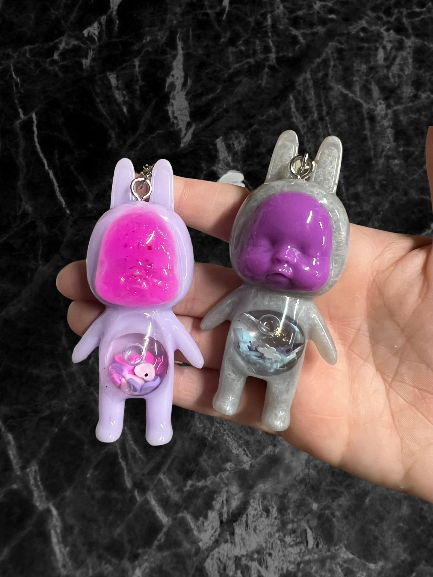 Creepy Cuties Baby Shaker Keychains - Adorrible