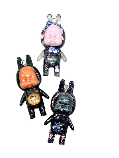 Creepy Cuties Baby Shaker Keychains - Adorrible