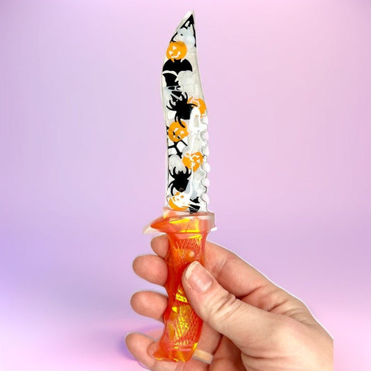 Cute Halloween Themed Resin Decorative Fake Dagger - Adorrible