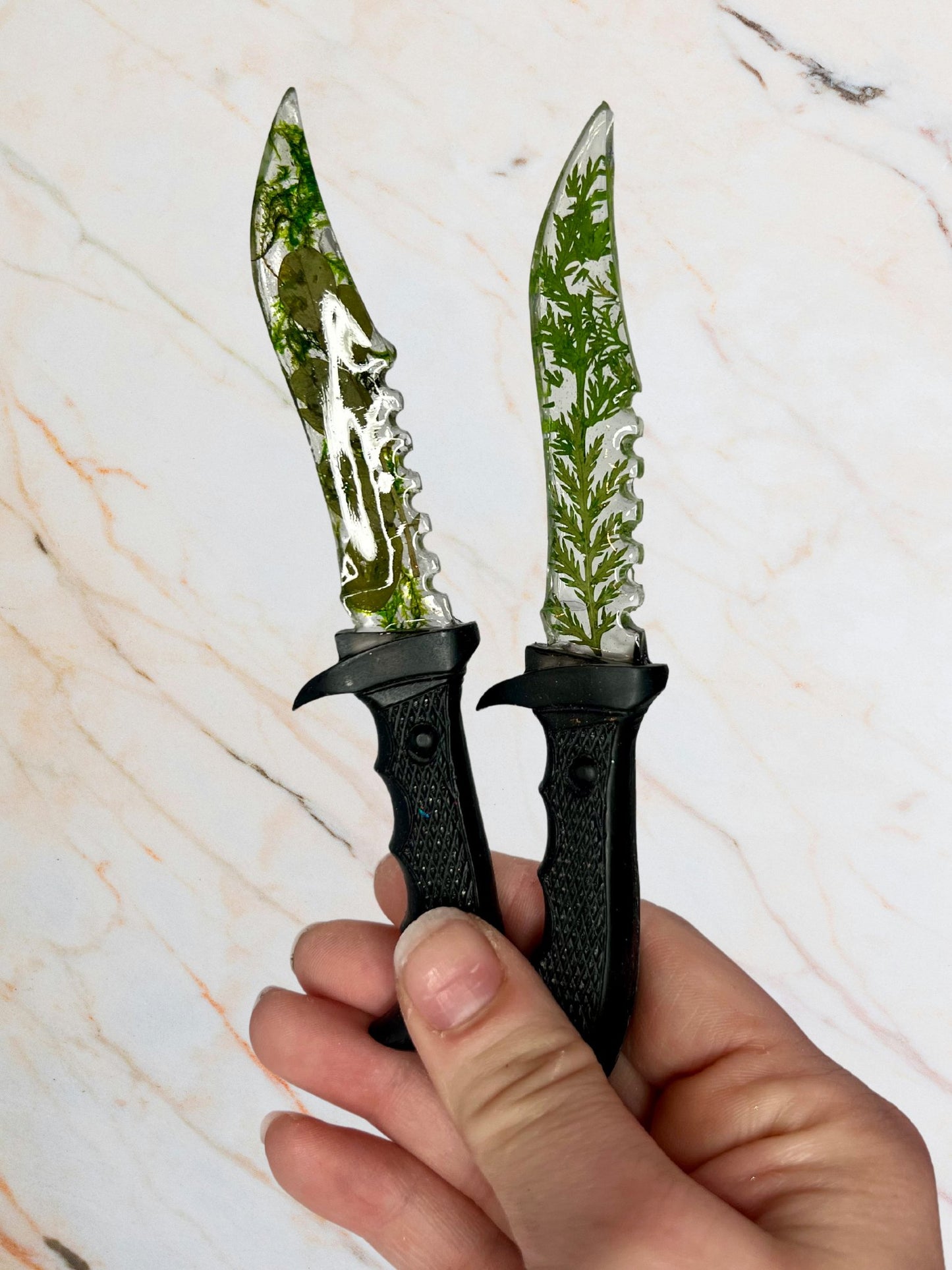 Fern Leaf Resin Decorative Fake Knife - Adorrible