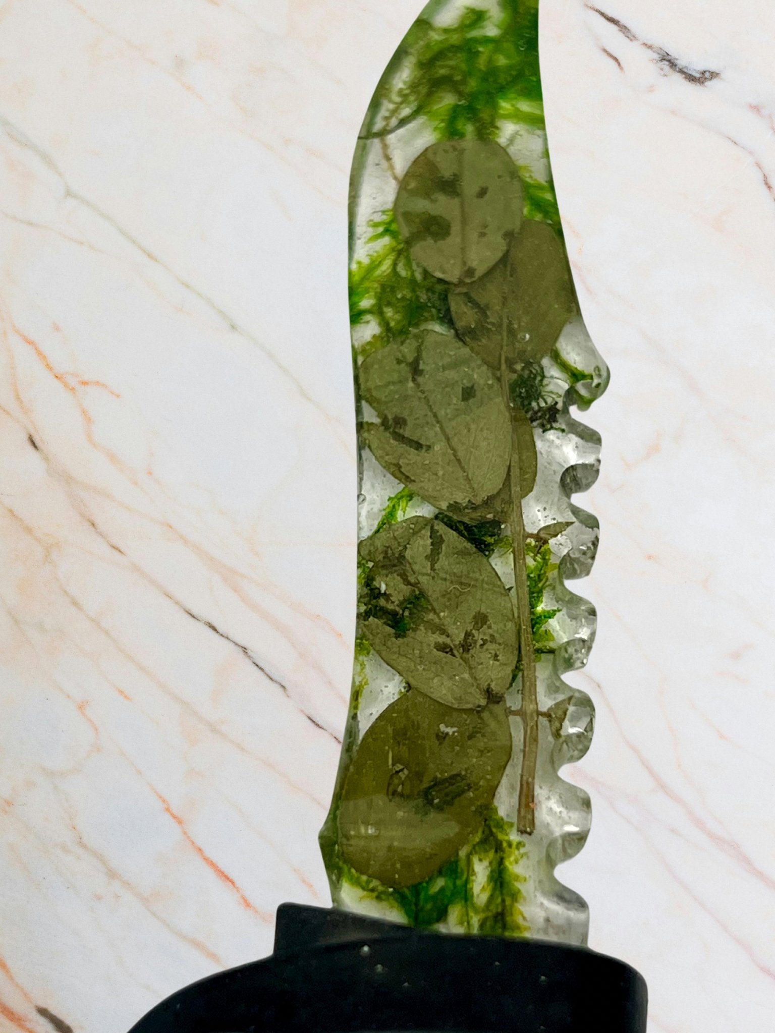 Fern Leaf Resin Decorative Fake Knife - Adorrible