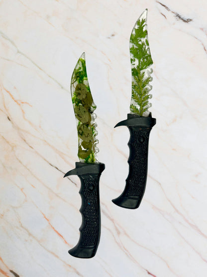 Fern Leaf Resin Decorative Fake Knife - Adorrible