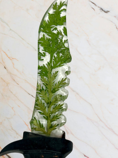 Fern Leaf Resin Decorative Fake Knife - Adorrible