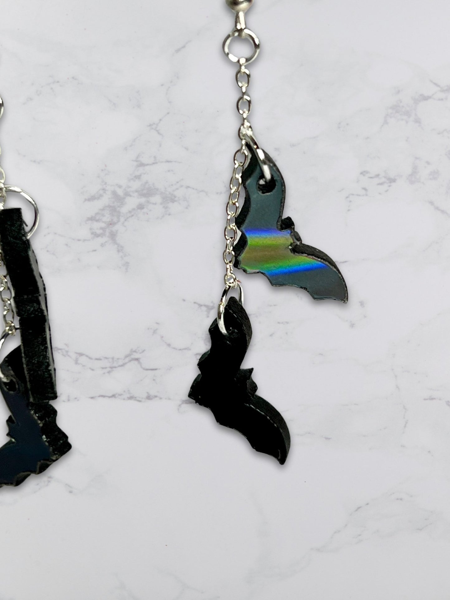 Flying Bats Hanging Earrings - Adorrible