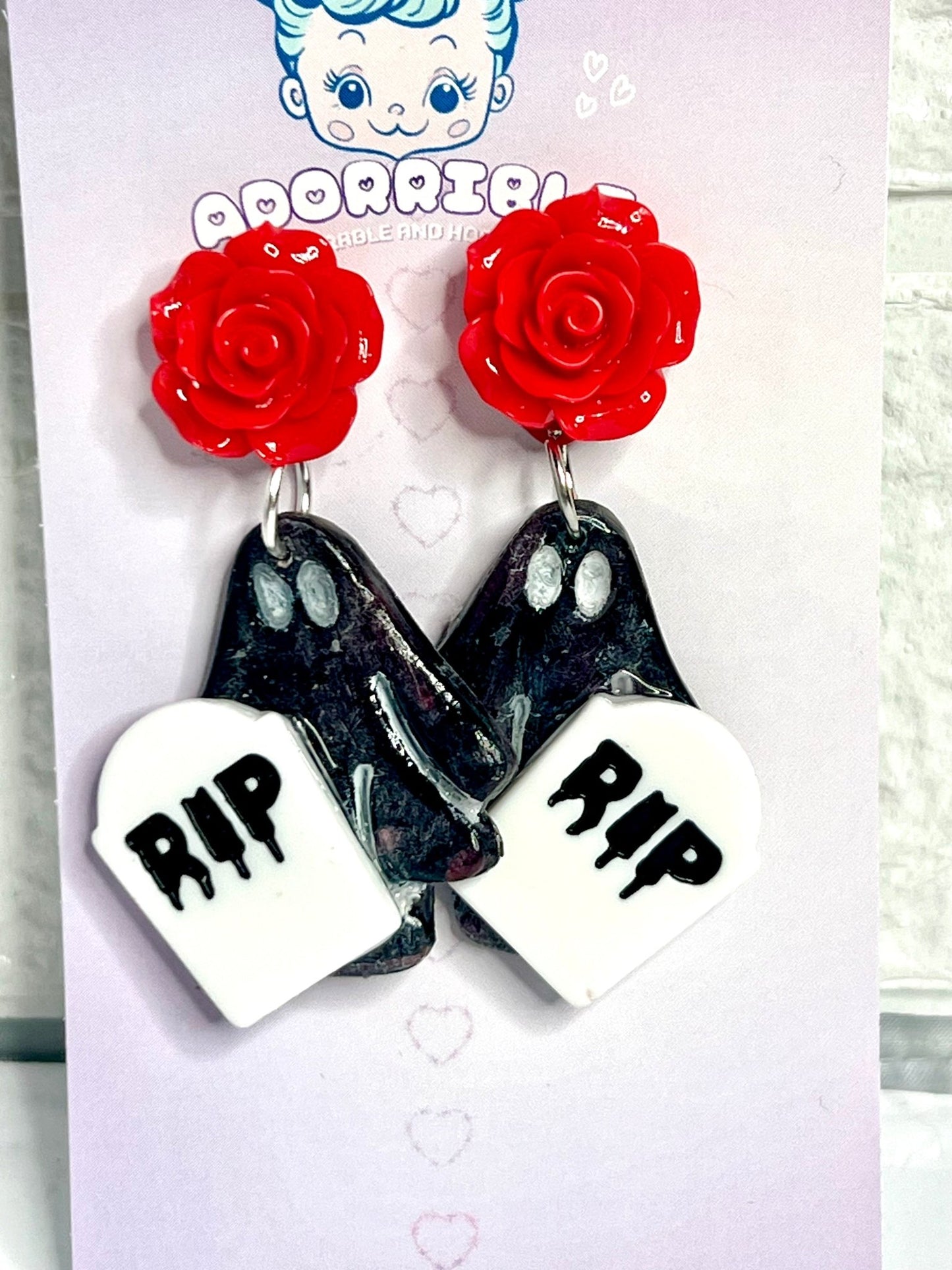 Ghostie Dangle Earrings - Adorrible