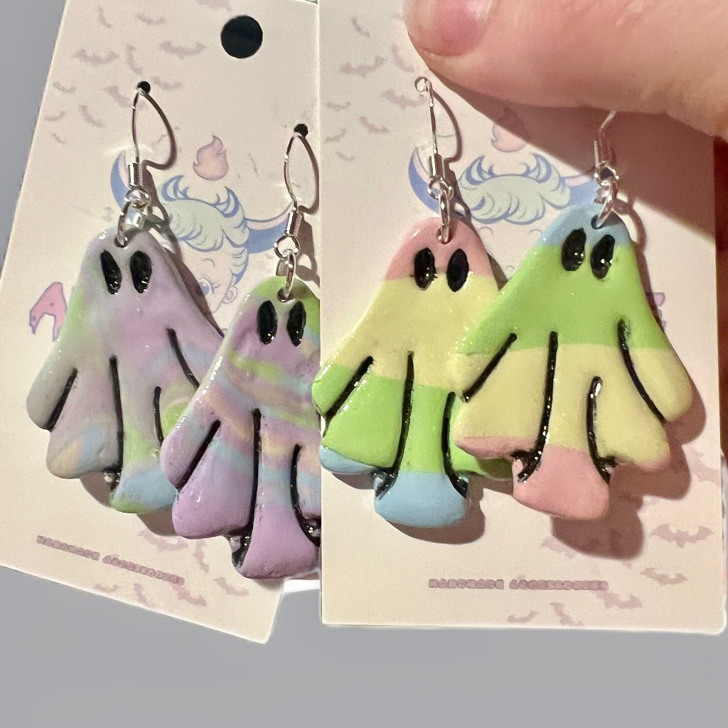 Ghostie Dangle Earrings - Adorrible