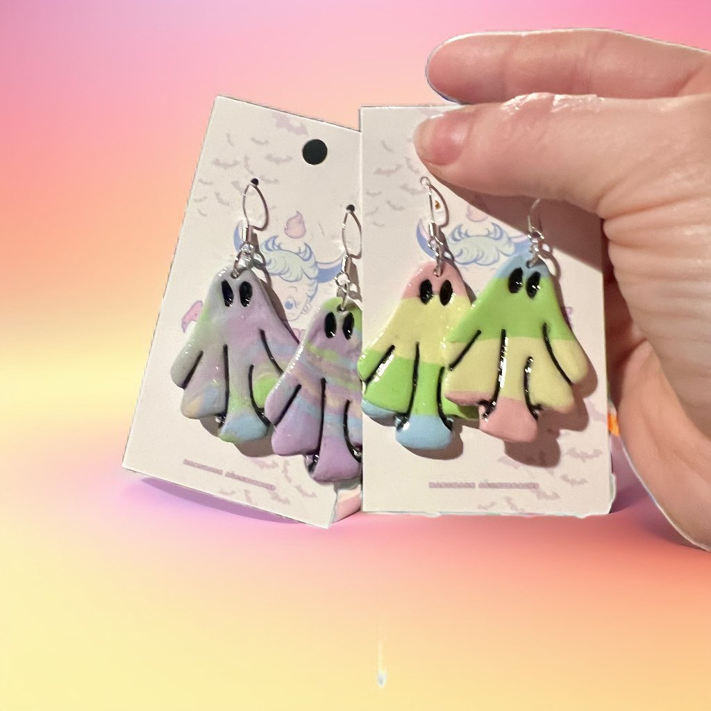 Ghostie Dangle Earrings - Adorrible