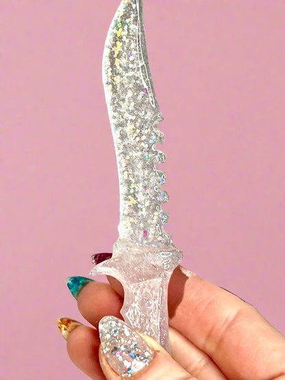 Glitter Blade Decorative Fake Daggers - Adorrible