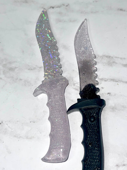 Glitter Blade Decorative Fake Daggers - Adorrible