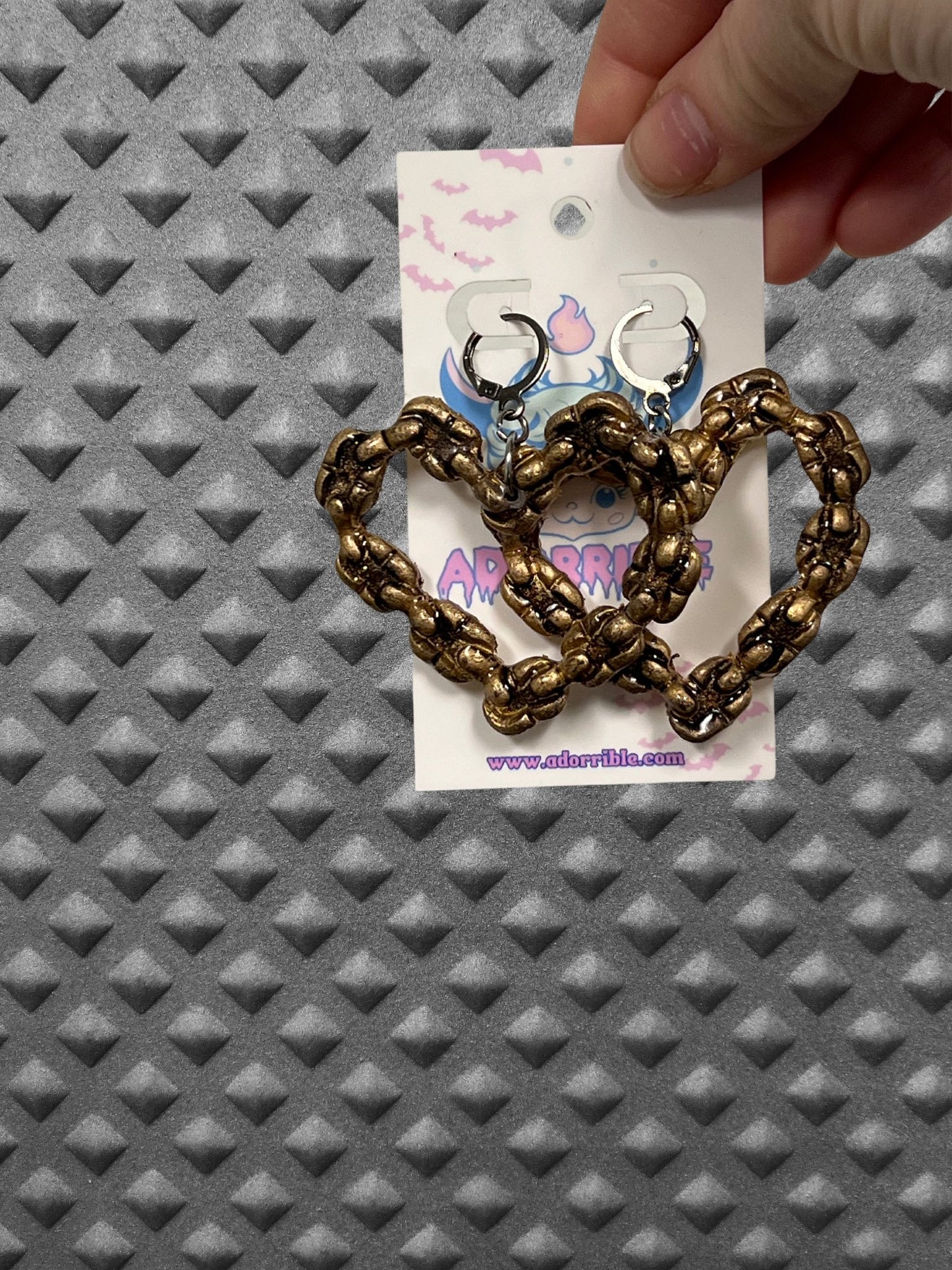 Heart Chain Earrings - Adorrible