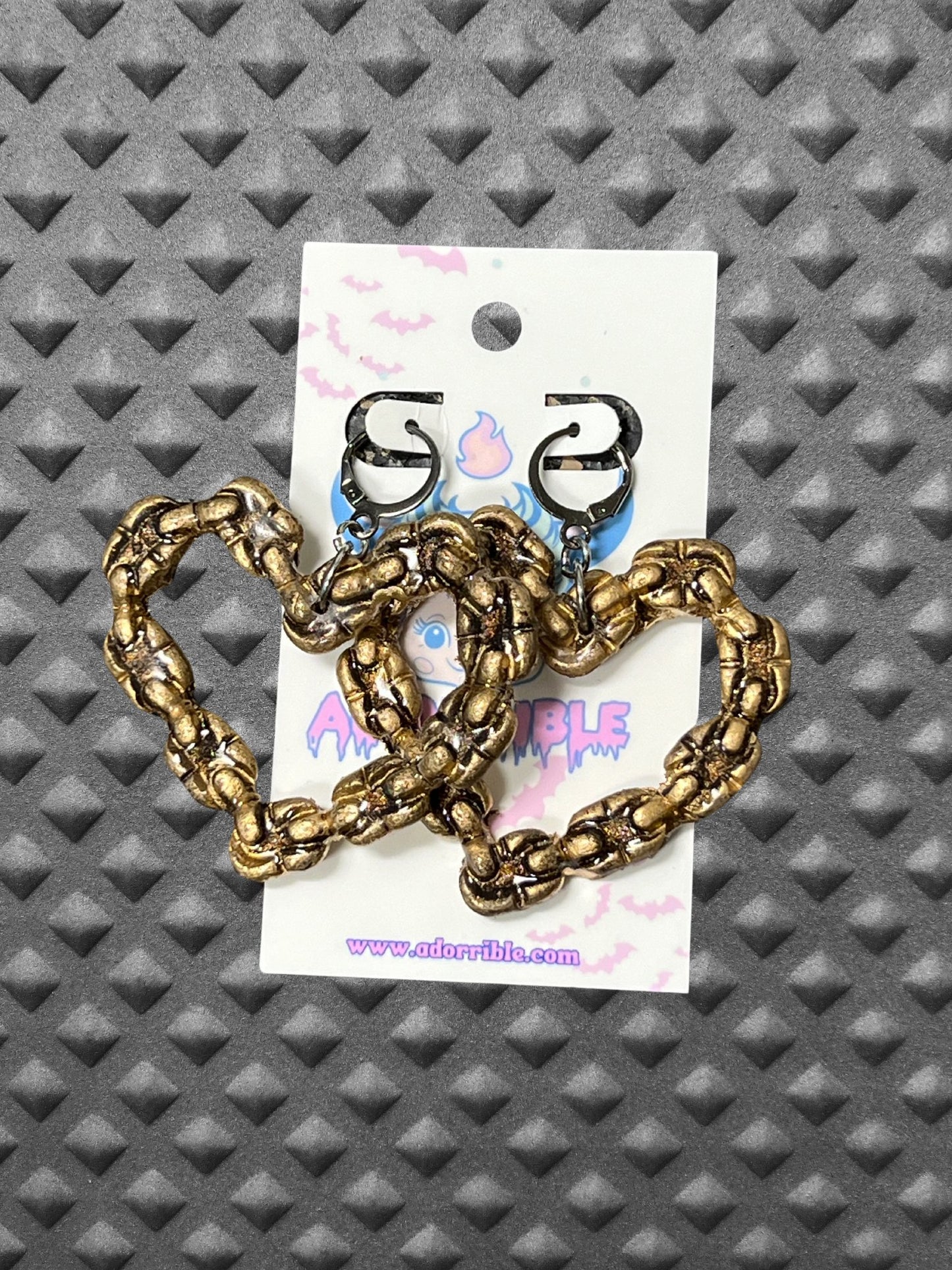 Heart Chain Earrings - Adorrible