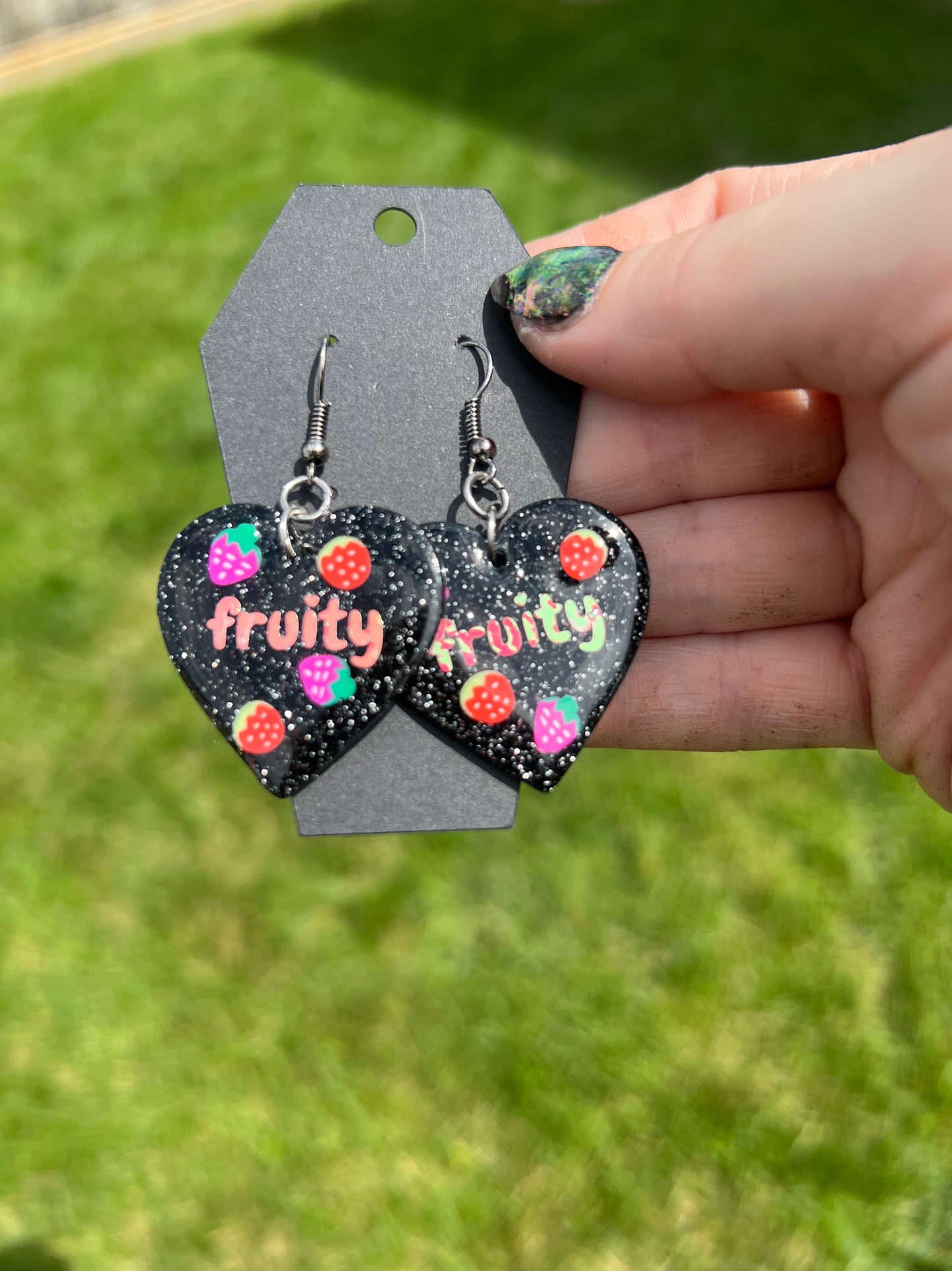 Queer Pride Heart Earrings