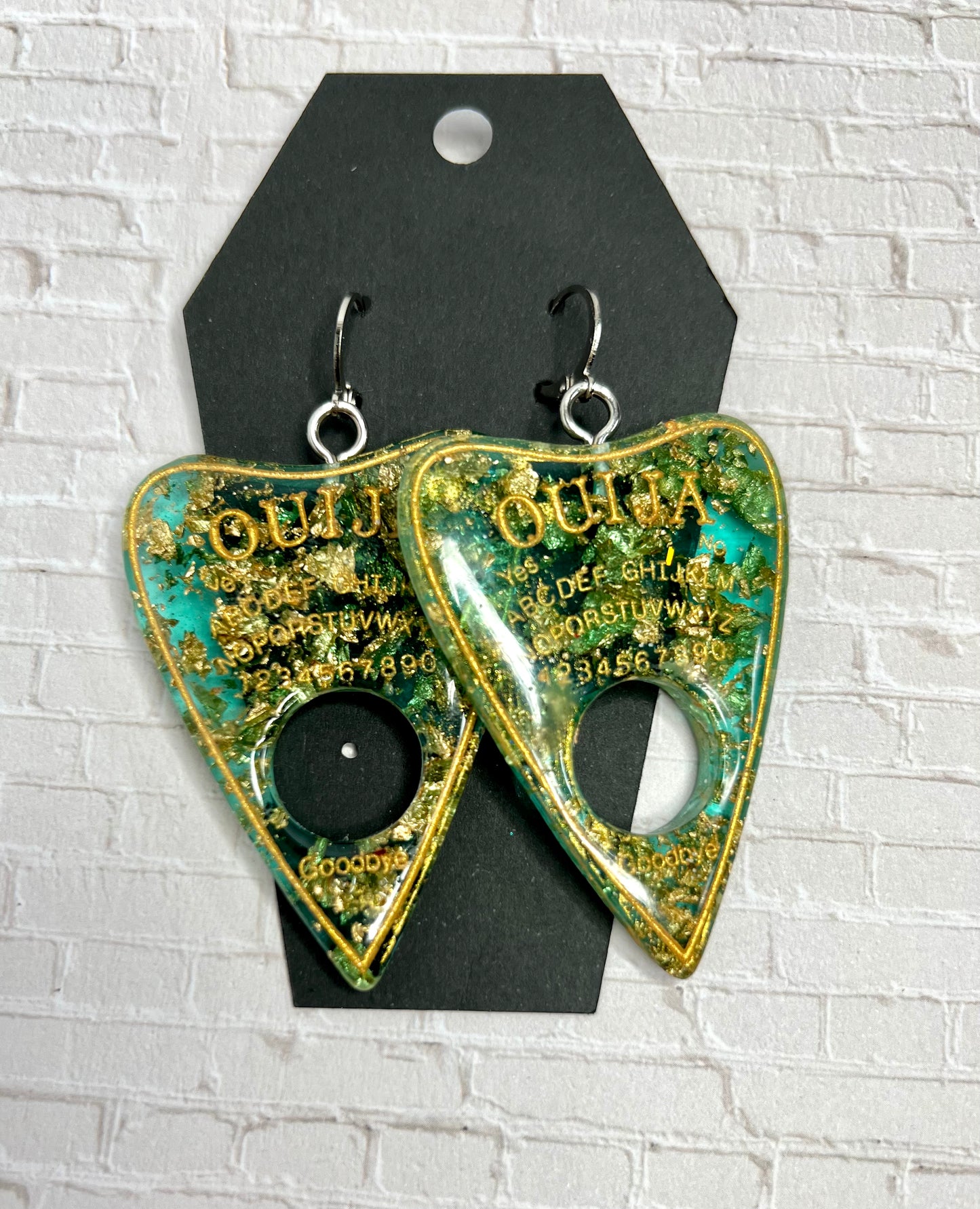 Ouija Planchette Earrings