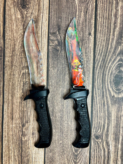 Iridescent Decorative Resin Fake Dagger - Adorrible