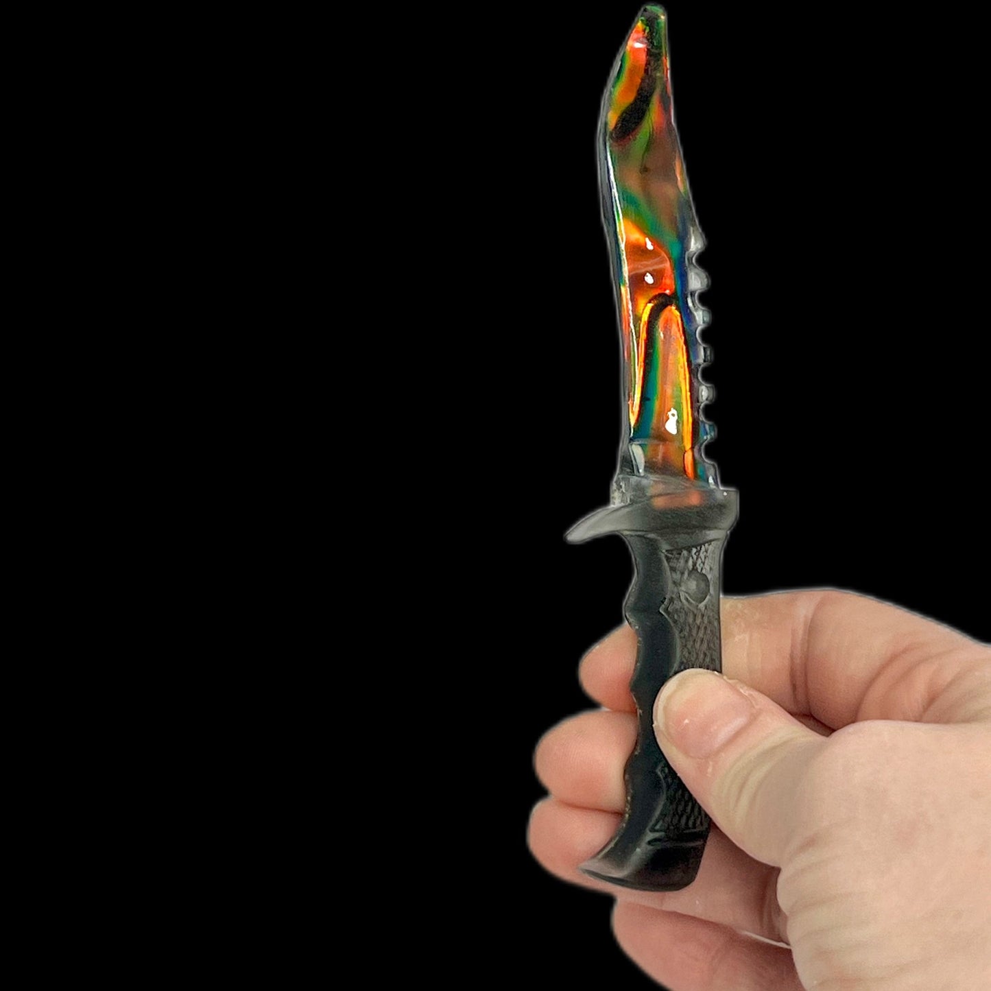 Iridescent Decorative Resin Fake Dagger - Adorrible