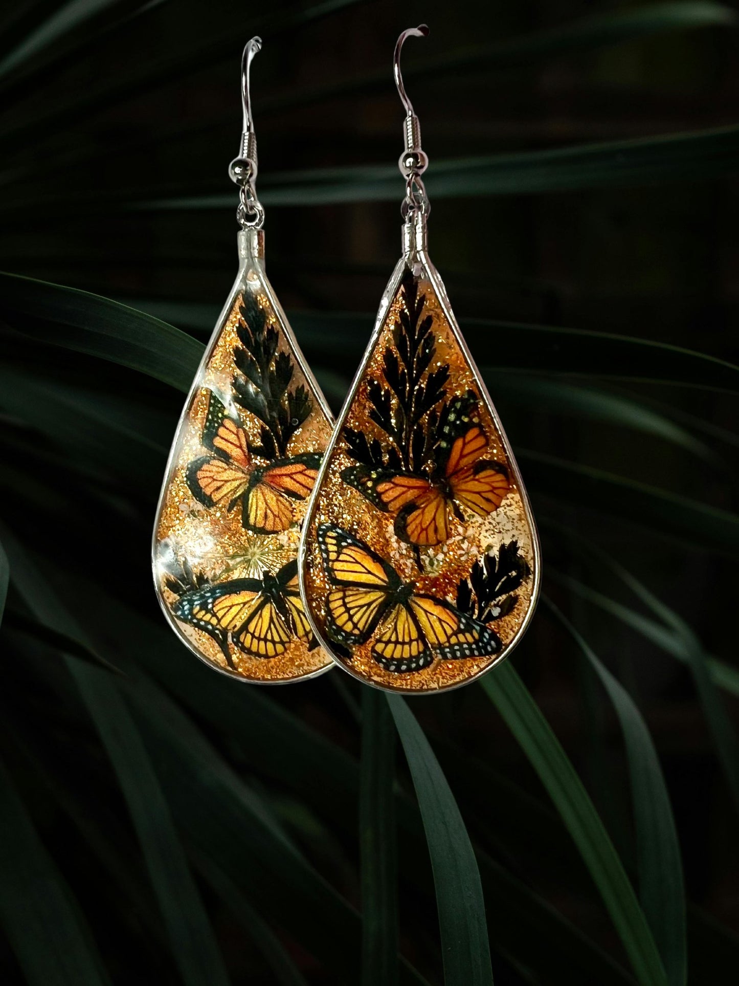 Nature Teardrop Dangle Earrings - Adorrible