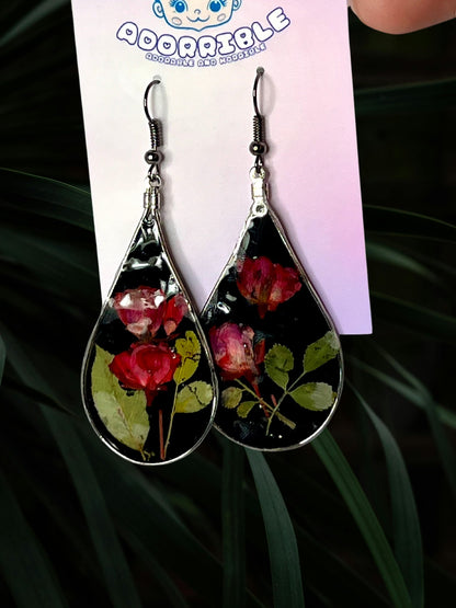 Nature Teardrop Dangle Earrings - Adorrible