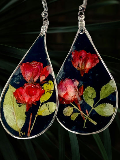 Nature Teardrop Dangle Earrings - Adorrible