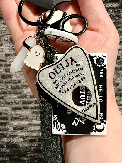 Ouija Board Keychain with Wristlet and Spooky Charms - Adorrible