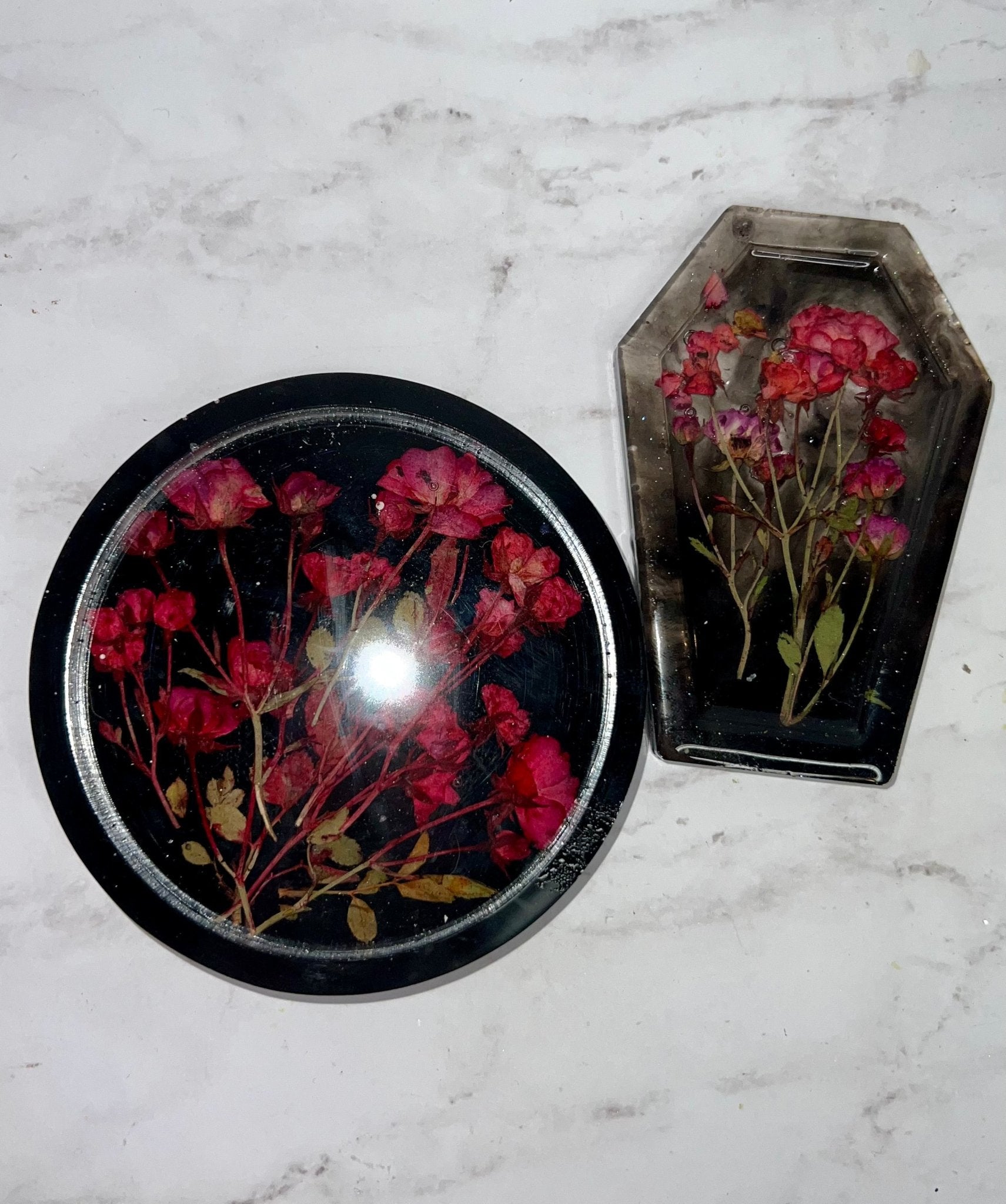 Pressed Rose Multi - use Dishes Trays - Adorrible